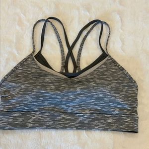 Zyia Sport Bra Sage Luxe Strappy Size M